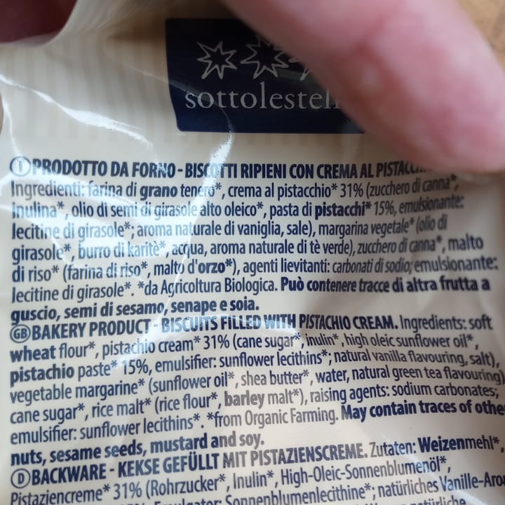 photo of Sottolestelle Cuor di Crema con ripieno al pistacchio shared by @keepcalmunamazza on  02 Sep 2023 - review