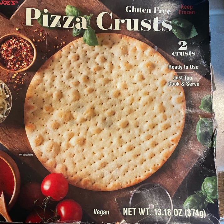 photo of Trader Joe's gluten free pizza crusts shared by @curlycubaminican on  21 Aug 2023 - review