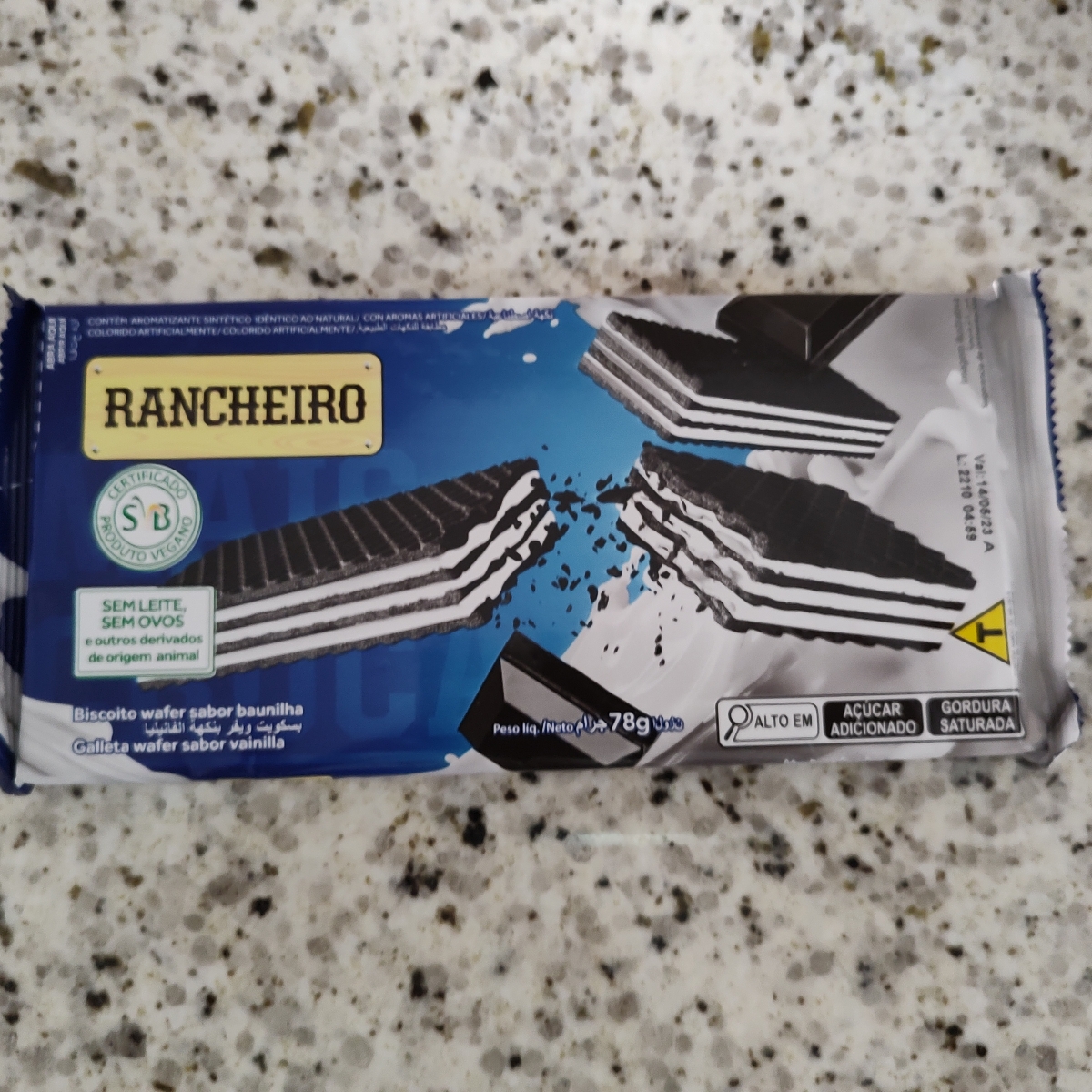 Biscoito Wafer Sabor Baunilha from Rancheiro - Vegan Product Reviews ...