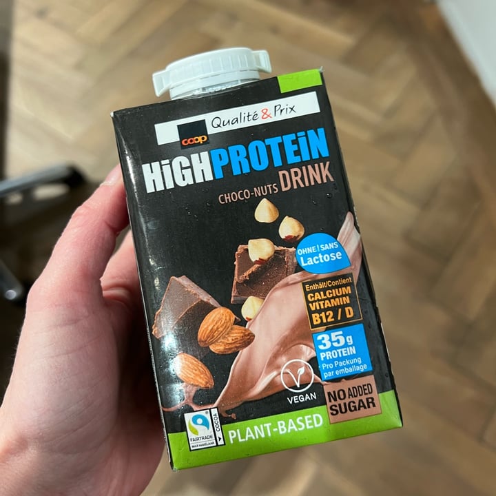 photo of Coop PRIX Garantie High Protein Choko-Nuts Drink shared by @citronimus on  13 Mar 2024 - review