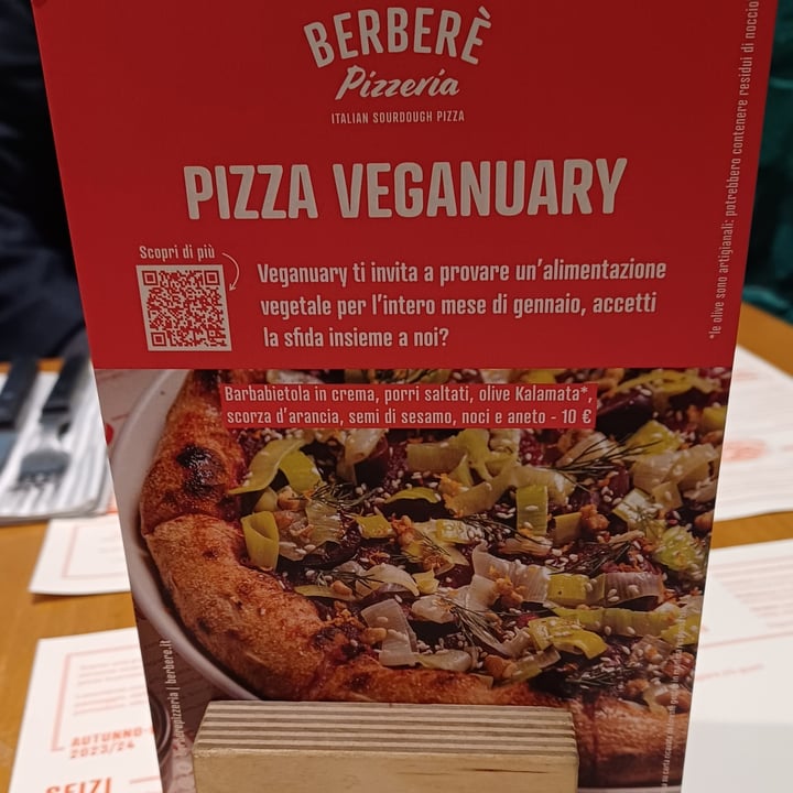 photo of Berberè Centrale Pizza Veganuary 2024 shared by @miocillo0 on  14 Jan 2024 - review
