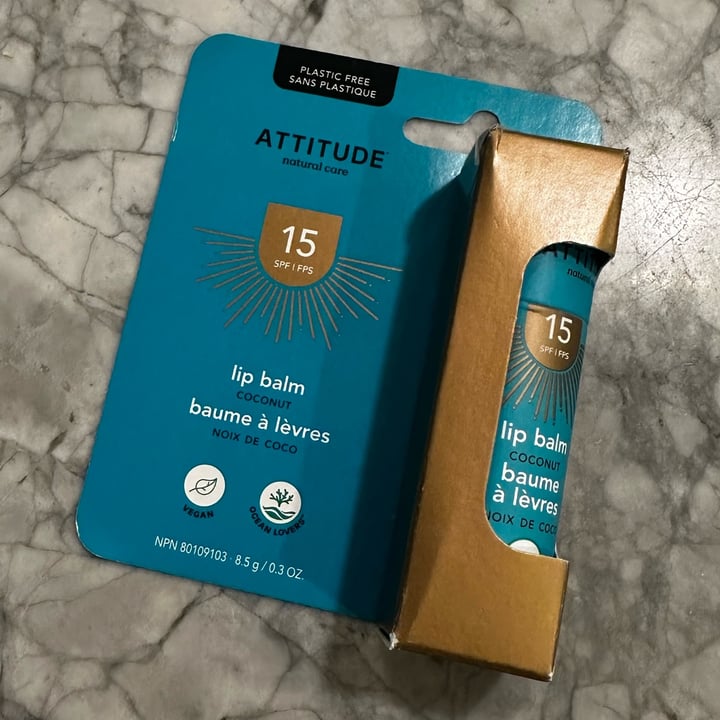 photo of ATTITUDE Lip Balm Coconut shared by @leratonsaveur on  06 Apr 2024 - review