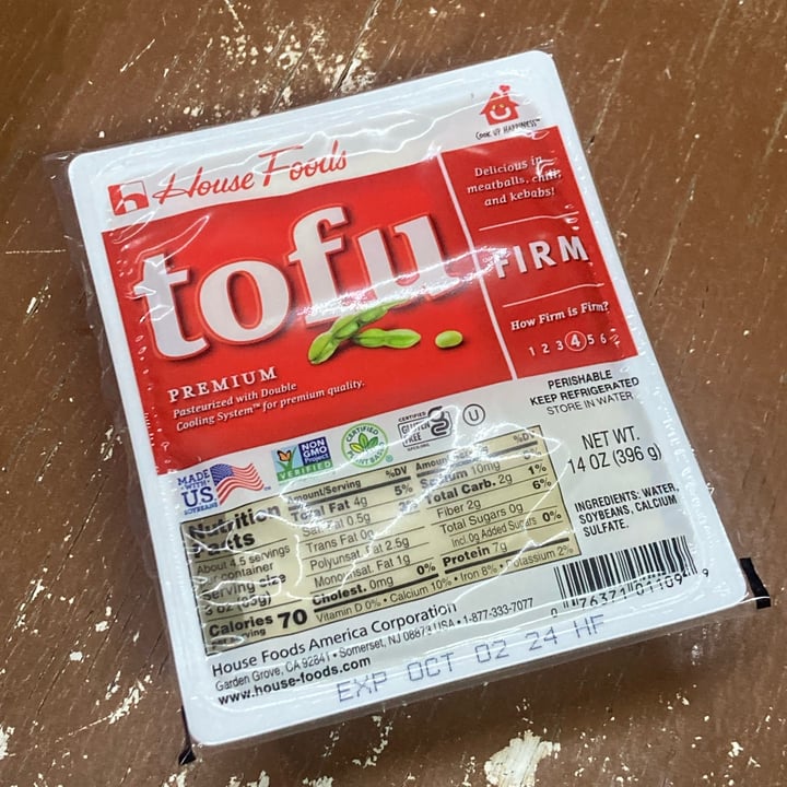 photo of House Foods Firm Tofu shared by @burritosabaneroooo on  19 Sep 2024 - review