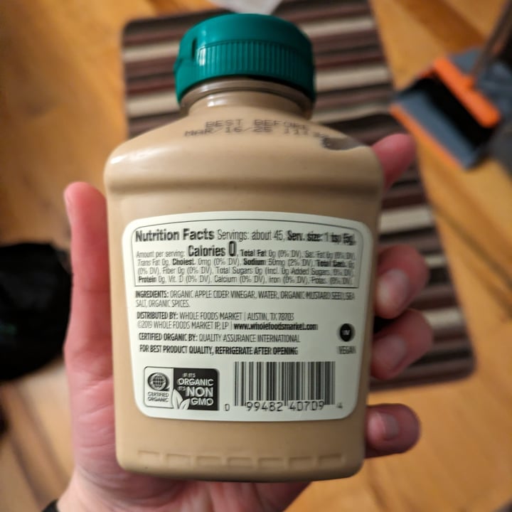 photo of 365 Whole Foods Market Organic Dijon Mustard shared by @edav334 on  04 Apr 2024 - review