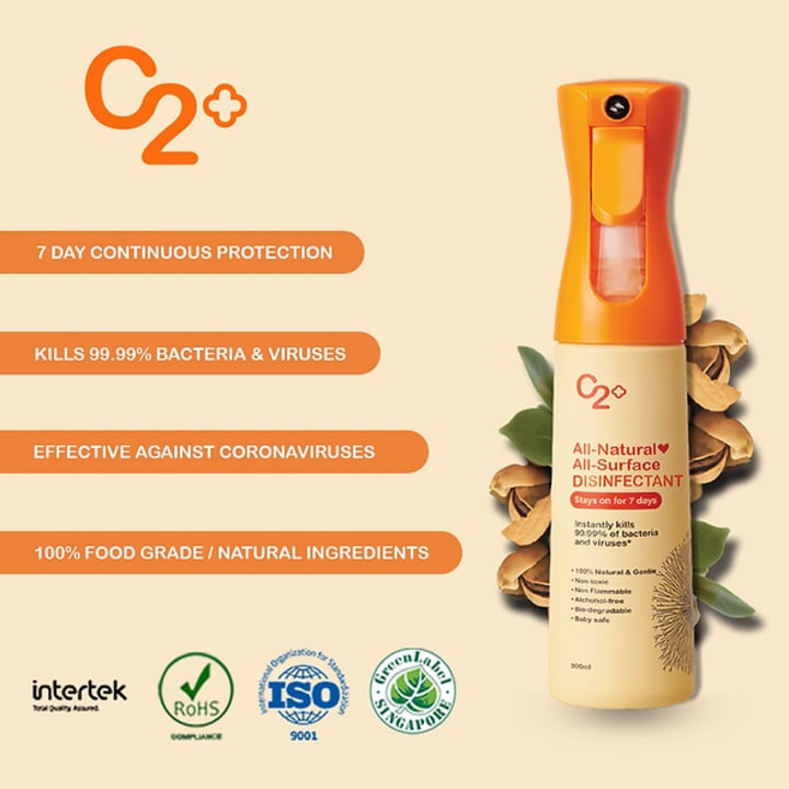 photo of C2plus C2+ All-Natural All-Surface Disinfectant shared by @paloma on  03 Jul 2024 - review