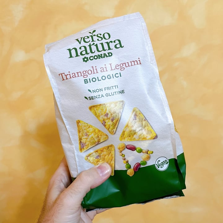 photo of Verso Natura Conad Veg Triangoli ai legumi biologici shared by @franvegg on  06 May 2024 - review