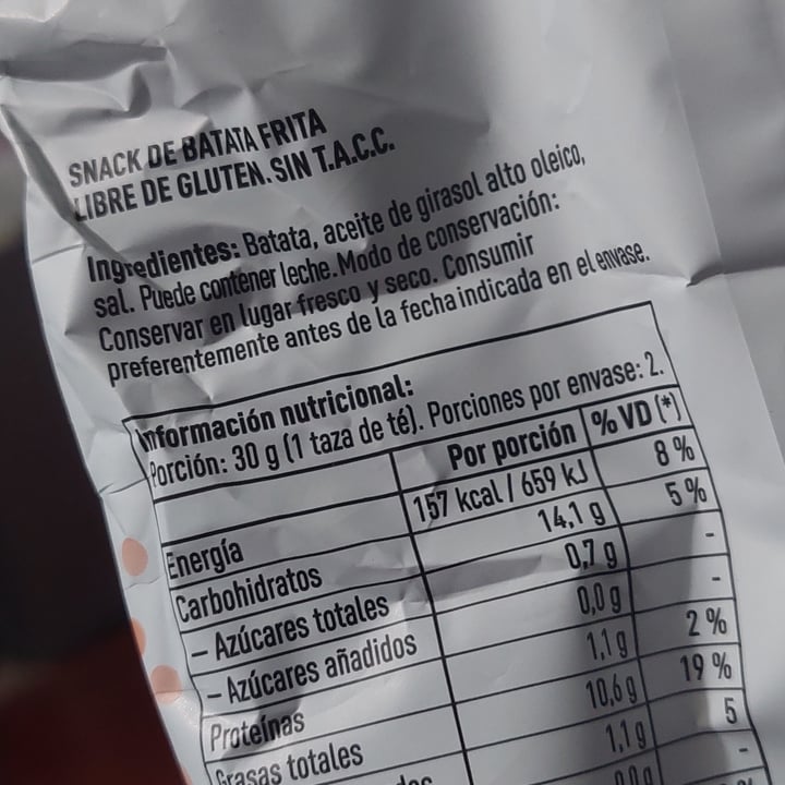 photo of Full Chips de batatas rústicas shared by @sritabrocoli on  07 May 2024 - review