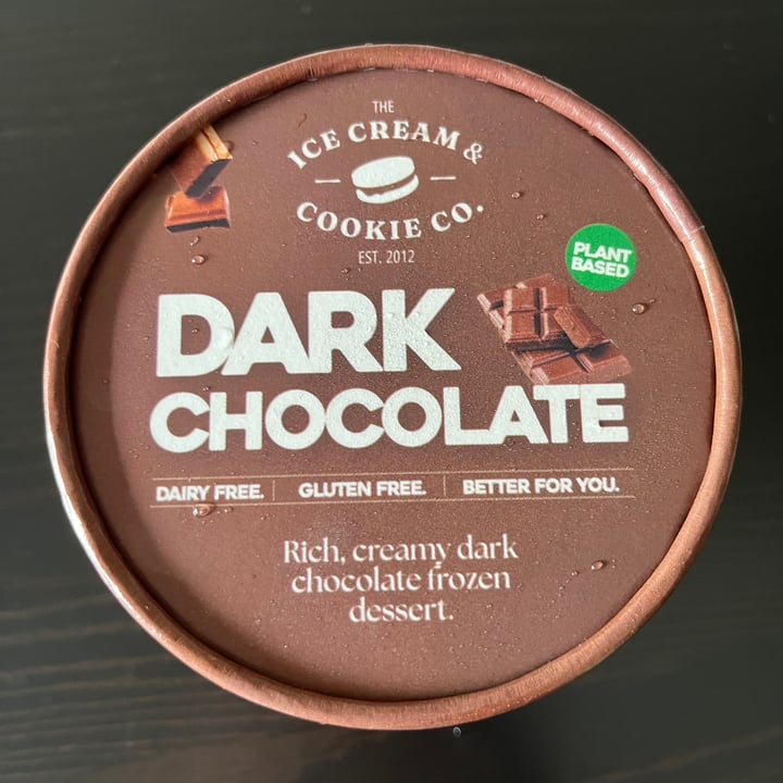 photo of The Ice Cream & Cookie Co Vegan Dark Chocolate Ice Cream shared by @vegphilosopher on  20 Jan 2025 - review
