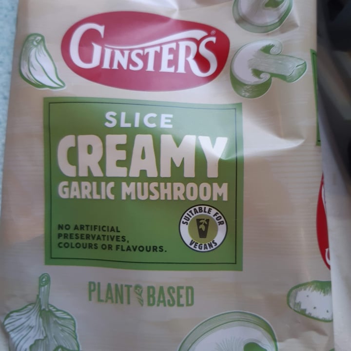 photo of Ginsters Slice Creamy Garlic Mushroom shared by @welovenature on  22 Dec 2023 - review