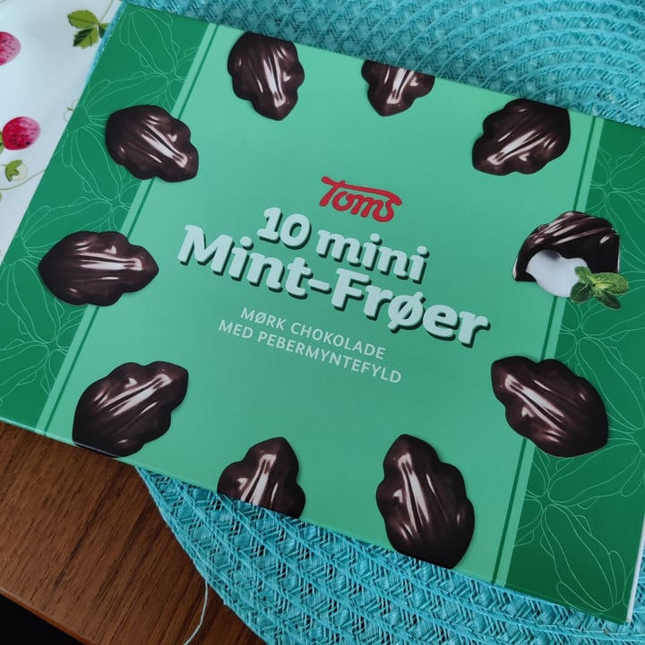photo of Toms 10 mini mint-frøer shared by @enkelvegan on  21 Apr 2024 - review