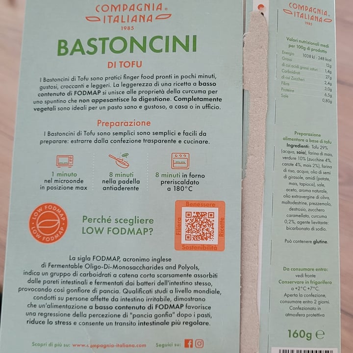 photo of Compagnia Italiana bastoncini di Tofu Alle Carote 🥕 🥕🥕🥕 shared by @lauria on  22 Sep 2023 - review
