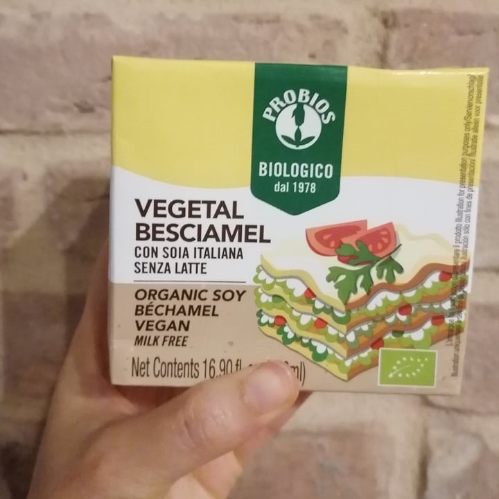 photo of Probios Vegetal Besciamel shared by @micheladallavalle on  19 Sep 2023 - review