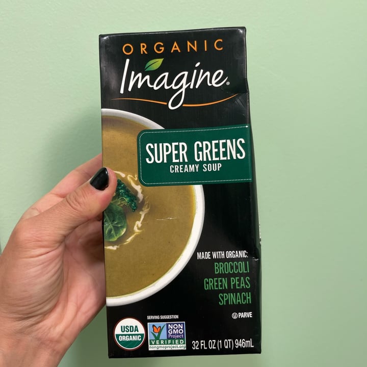 photo of Imagine super greens creamy soup shared by @ravenmychelle on  04 Sep 2023 - review