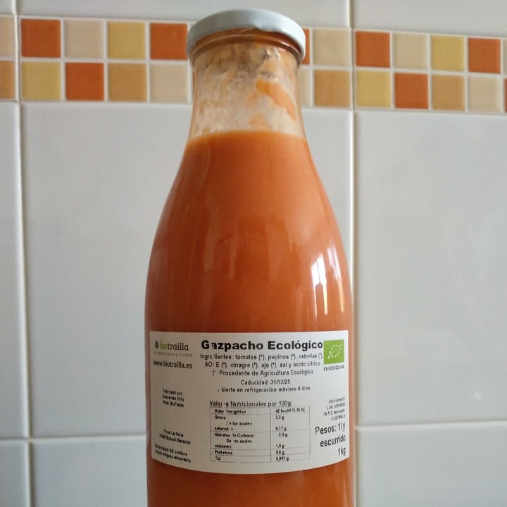 photo of BioTrailla Gazpacho ecológico shared by @nsd15 on  29 May 2024 - review