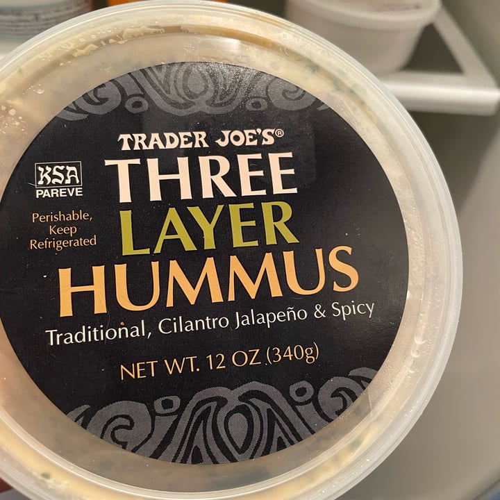 photo of Trader Joe's Three Layer Hummus shared by @slanderson34me on  09 Mar 2024 - review