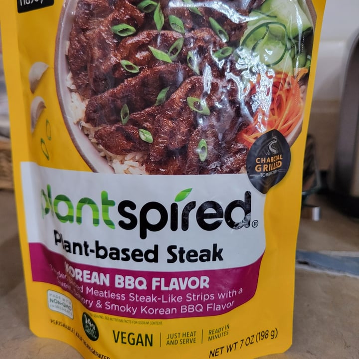 photo of Plant Spired korean bbq flavor steak shared by @bridgetlong623 on  29 Sep 2023 - review
