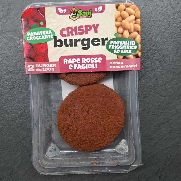 photo of Savi Alimentari protein burger rape rosse e fagioli shared by @ggiadap on  05 Feb 2025 - review