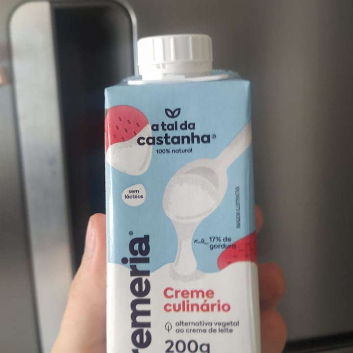 photo of A Tal da Castanha creme culinario vegetal shared by @funlion24 on  15 Nov 2024 - review