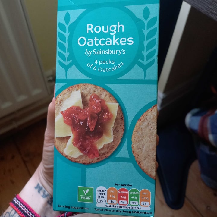 photo of Sainsbury's Rough Oatcake shared by @caroljardim on  11 Sep 2023 - review