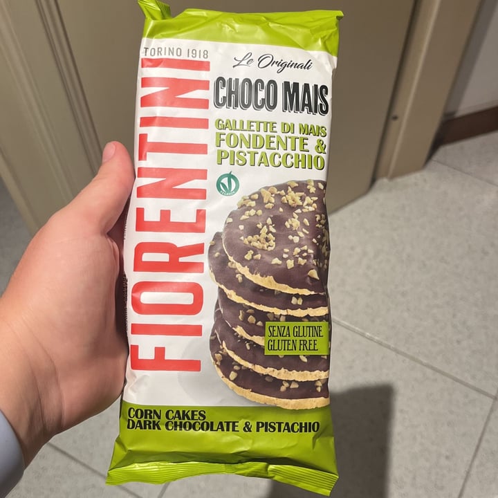 photo of Fiorentini Choco mais gallette con cioccolato fondente e granella di pistacchio shared by @martinaromani on  20 Sep 2023 - review