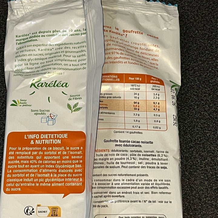 photo of Karéléa Gaufrettes Cacao Noisettes shared by @eeyoreblack on  24 Sep 2025 - review