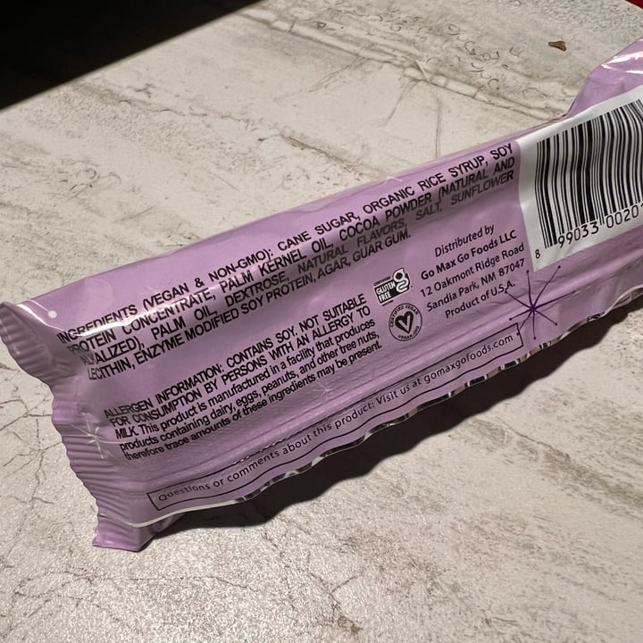 photo of Go Max Go Foods Twilight Candy Bar shared by @ksvegan17 on  16 Jul 2025 - review