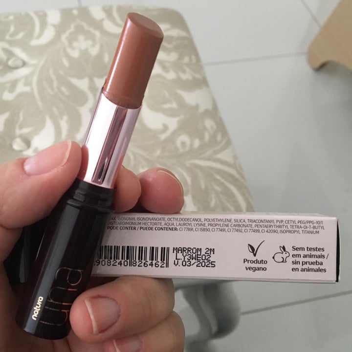 photo of Natura Batom Una Matte Powder shared by @litarodrigues on  06 Sep 2023 - review