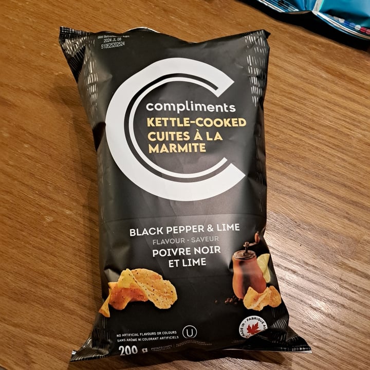 photo of Compliments Black Pepper and Lime Chips shared by @svraphael88 on  27 Apr 2024 - review