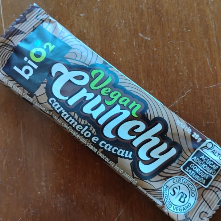 photo of biO2 Barra de Cereal Vegan Crunch shared by @distarvegan on  04 Dec 2024 - review