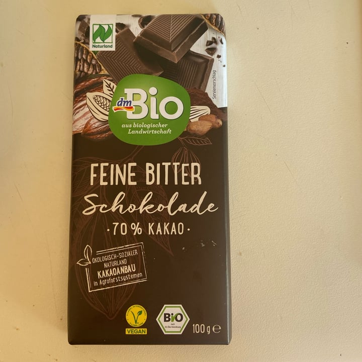 photo of dmBio feine bitter schokolade shared by @saraxcix on  06 Aug 2025 - review