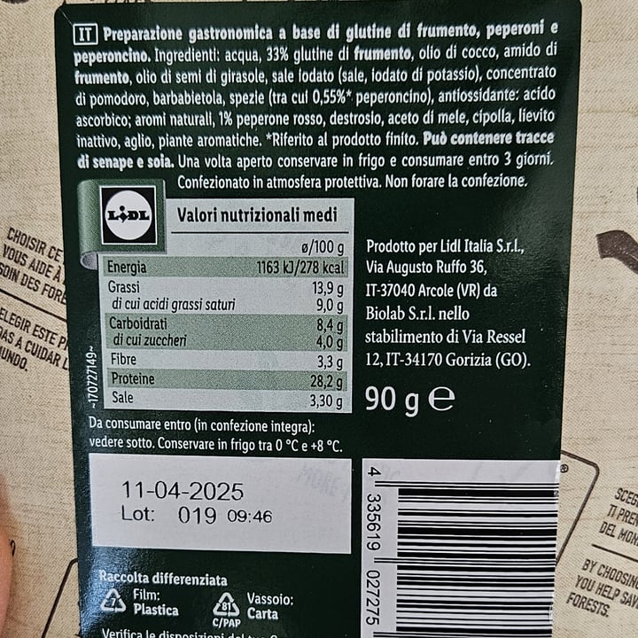 photo of Vemondo Affettato vegetale piccante shared by @angelarusso on  14 Jan 2025 - review