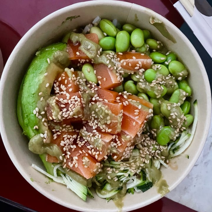 photo of Fusho Fake salmon poke shared by @chaosenergy on  27 May 2024 - review