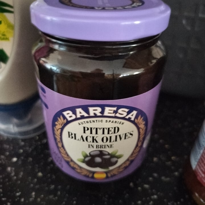 photo of Baresa Pitted Black Olives in Brine shared by @naomivegan on  24 Sep 2025 - review