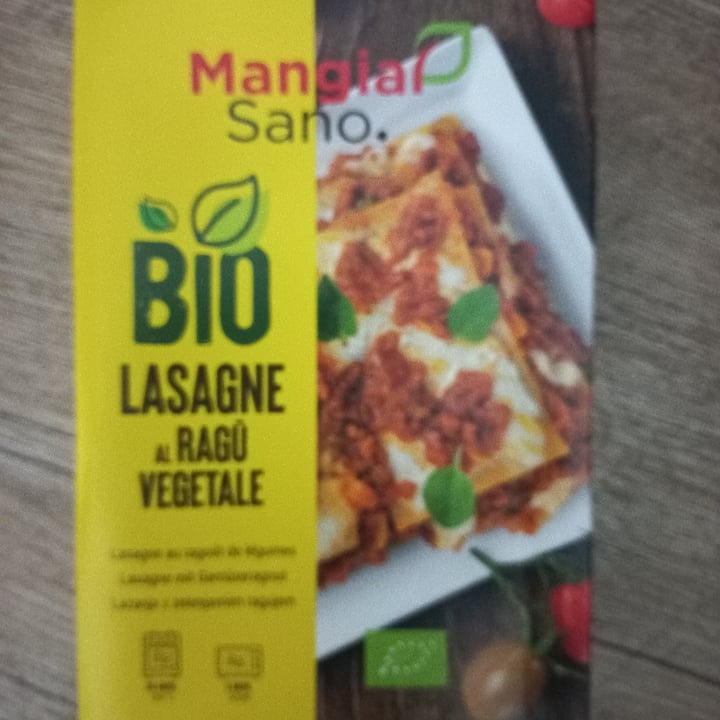 photo of Mangiar Sano Bio Lasagne Al Ragù Vegetale shared by @drone53 on  26 Sep 2023 - review