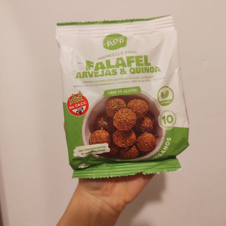 photo of Natural Pop Premezcla Para Falafel De Arveja Y Quinoa shared by @ailencachela on  20 Oct 2023 - review