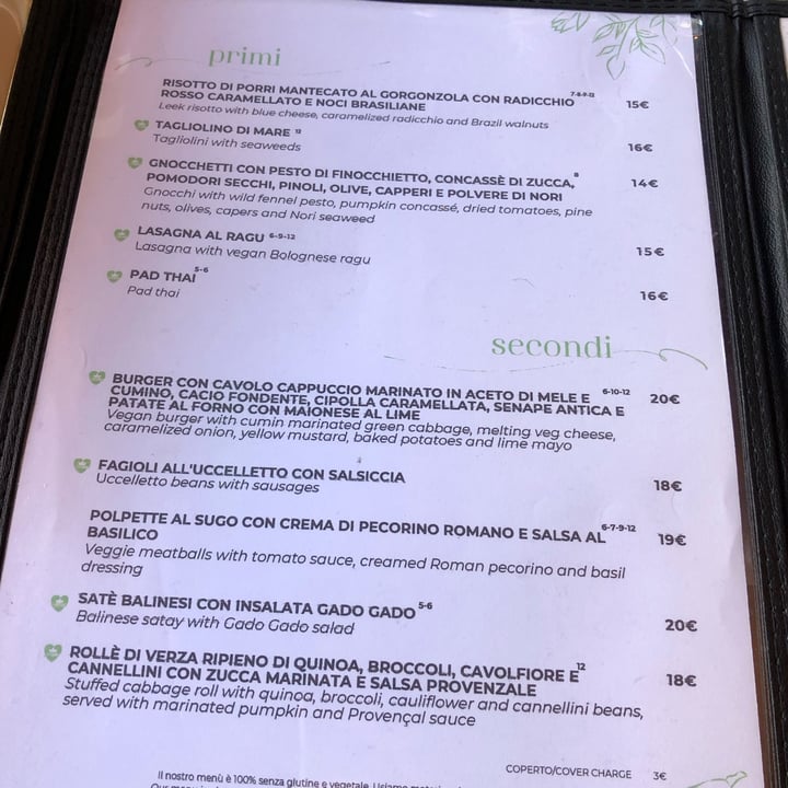 photo of L'OV Osteria Vegetariana tagliolino di mare shared by @aaaagaaataaaa on  13 Jan 2025 - review