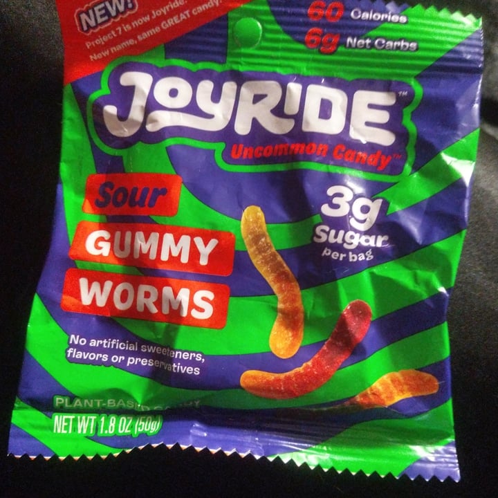 photo of Joyride Sour Gummy Worms shared by @mewinabubble on  07 Nov 2023 - review