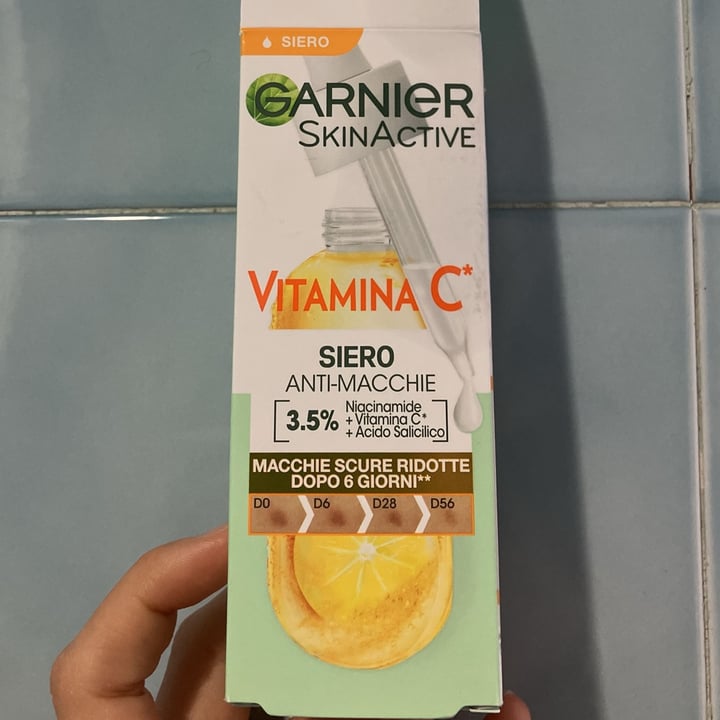 photo of Garnier SkinActive Siero Vitamina C anti-macchie shared by @gretagg on  08 May 2024 - review