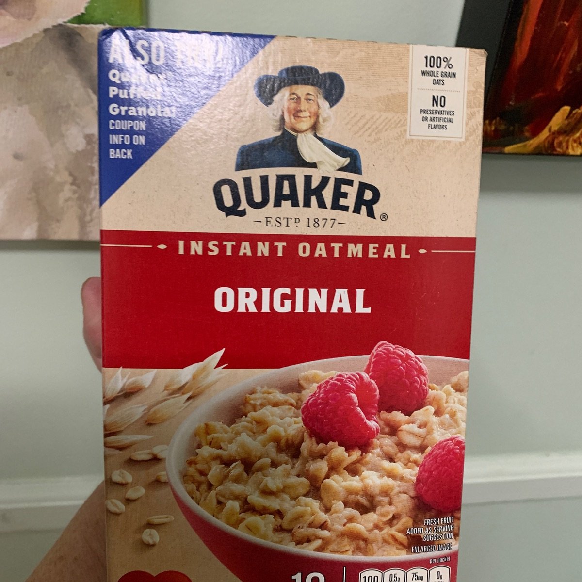 Instant Oatmeal Original from Quaker - Vegan Product Reviews & Ratings ...
