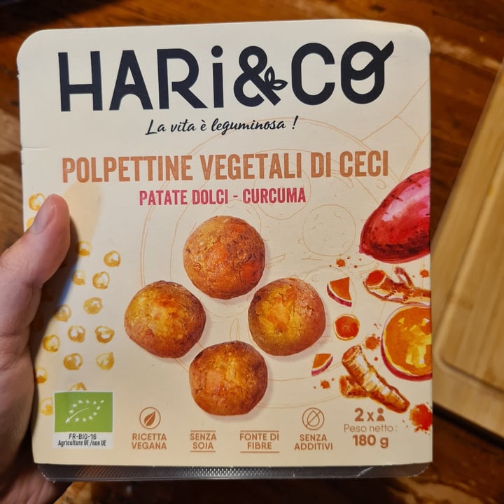 photo of Hari&Co Polpettine Vegetali di Ceci,Patate Dolci-Curcuma shared by @martaferri on  16 Oct 2023 - review