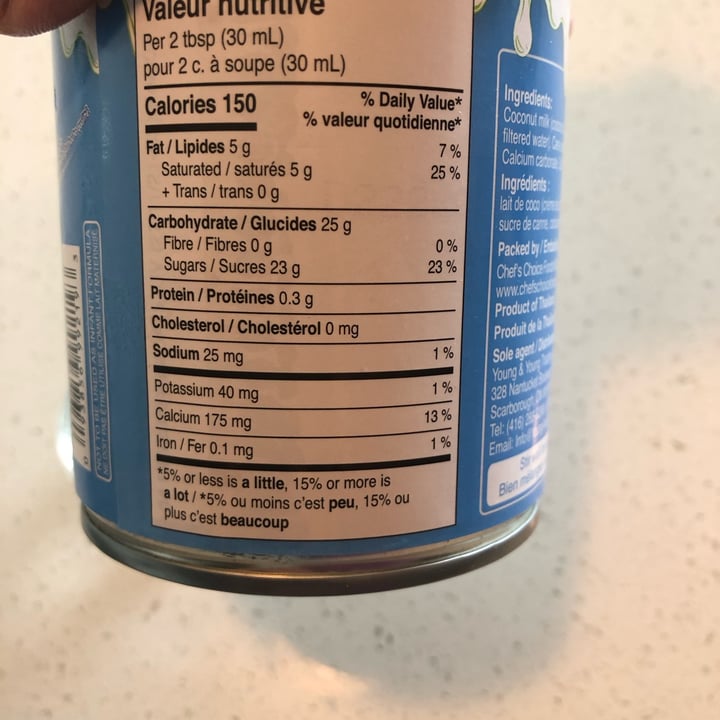 photo of Nature's Charm Sweetened Condensed Coconut Milk shared by @sueprozak on  05 Aug 2024 - review