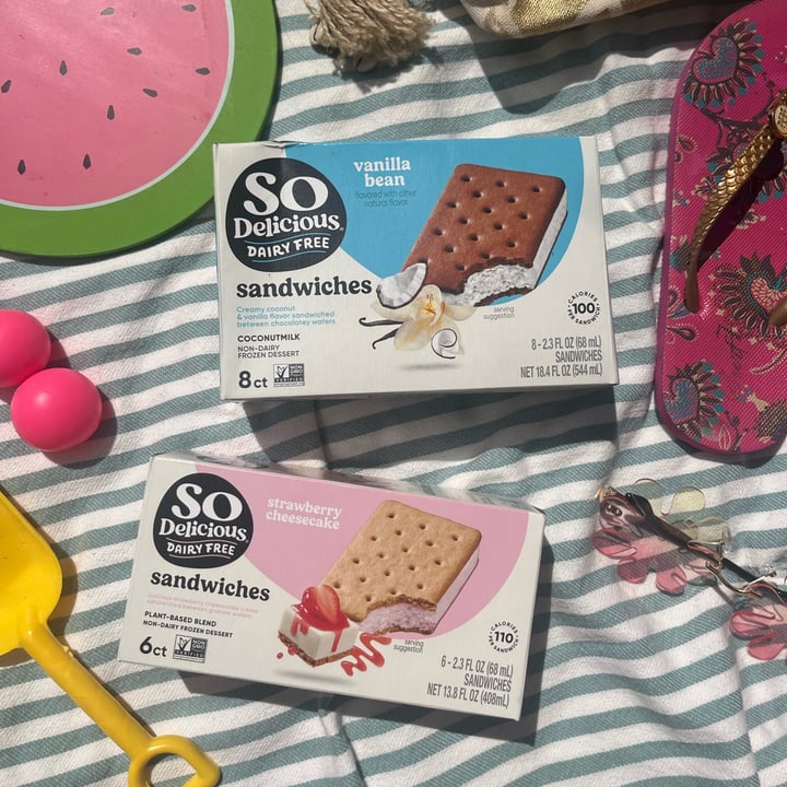 photo of So Delicious Dairy Free Strawberry Cheesecake Sandwiches shared by @alexanicole on  16 Sep 2025 - review