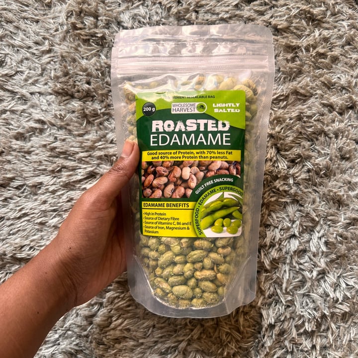 photo of Wholesome Harvest Roasted Edamame Beans shared by @aarifah on  09 Feb 2024 - review