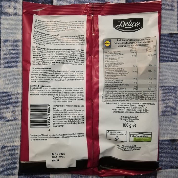 photo of Deluxe Vegetable chips shared by @callmeancy on  05 Aug 2025 - review
