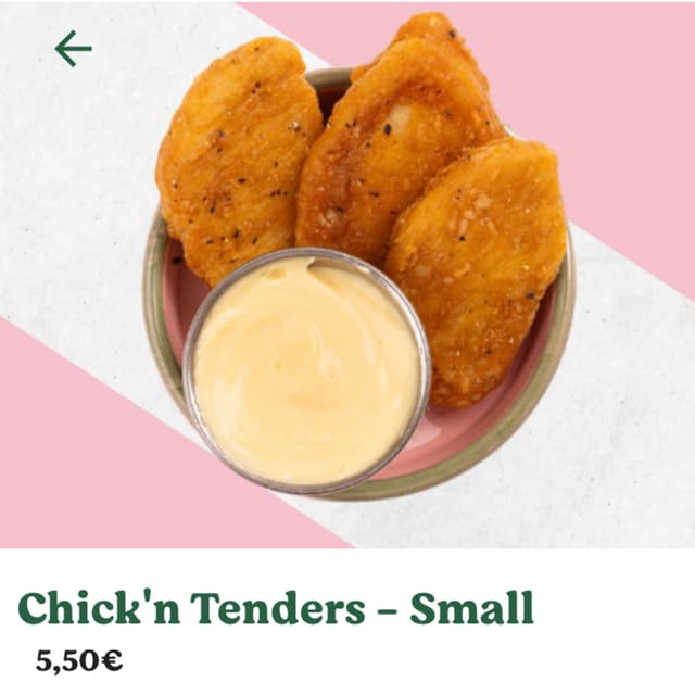 Photo of the dish “chickn tenders small”