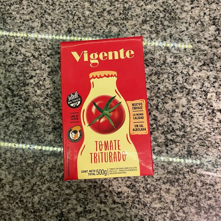 photo of Vigente Tomate Triturado shared by @lulymiranda on  27 Nov 2023 - review