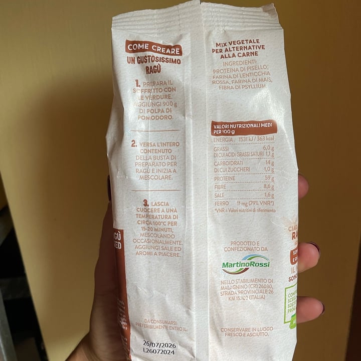 photo of Beamy Ragù Plant Based shared by @elevandi on  08 Oct 2024 - review