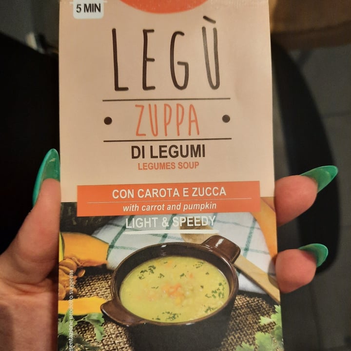 photo of LEGÚ zuppa di legumi con carota e zucca shared by @giusii on  15 May 2024 - review
