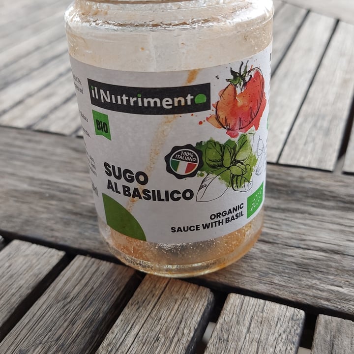 photo of Il Nutrimento sugo al basilico vegano shared by @teresa62 on  28 Aug 2023 - review