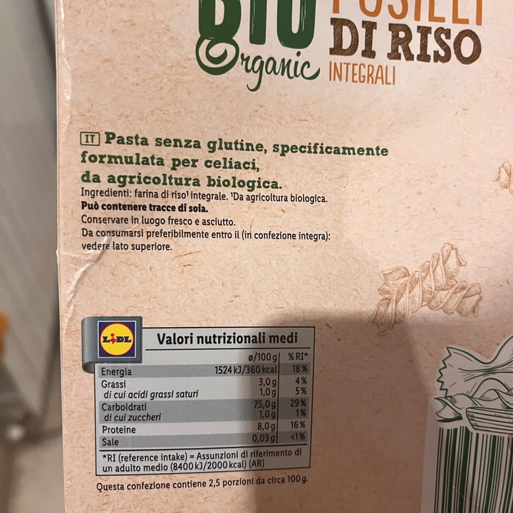 photo of Combino Fusilli di Riso Integrale shared by @frcasol on  09 Sep 2025 - review
